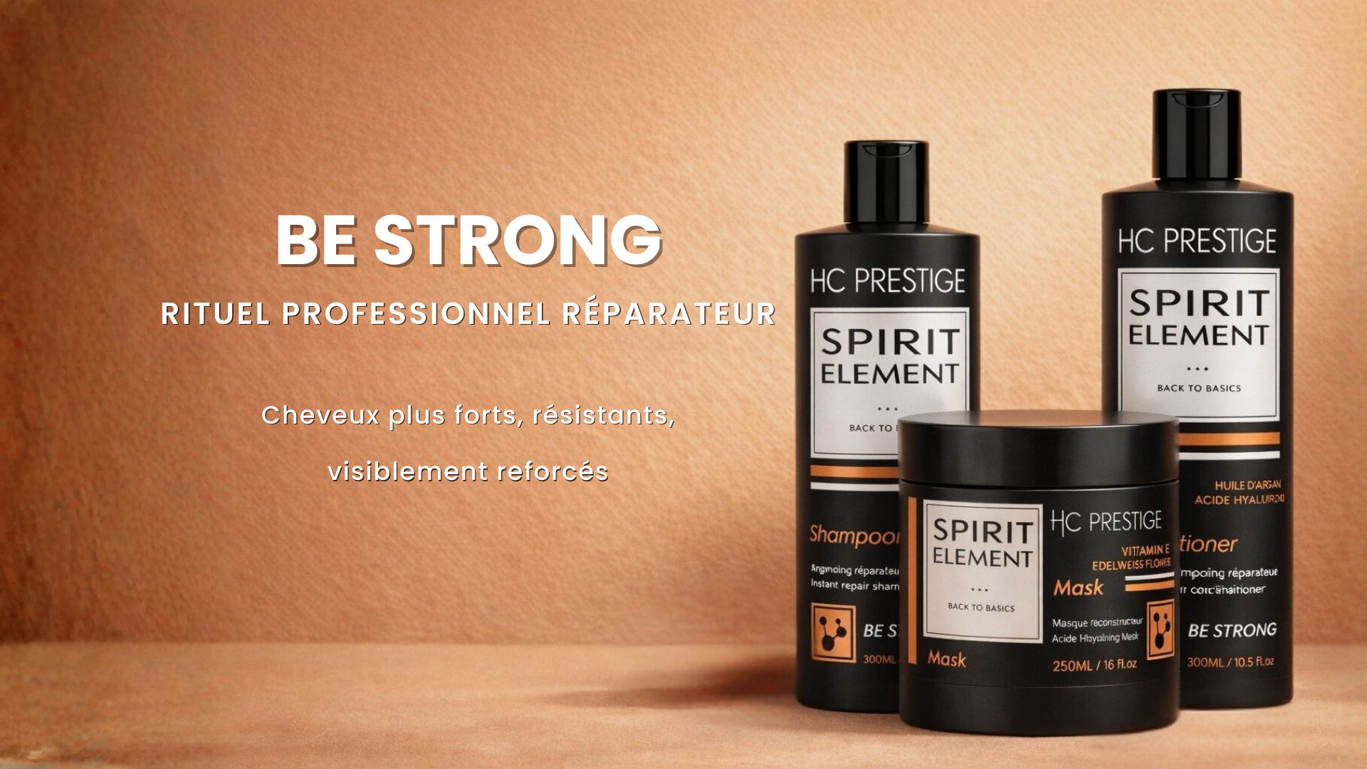 BE STRONG – Reconstruction de la fibre capillaire