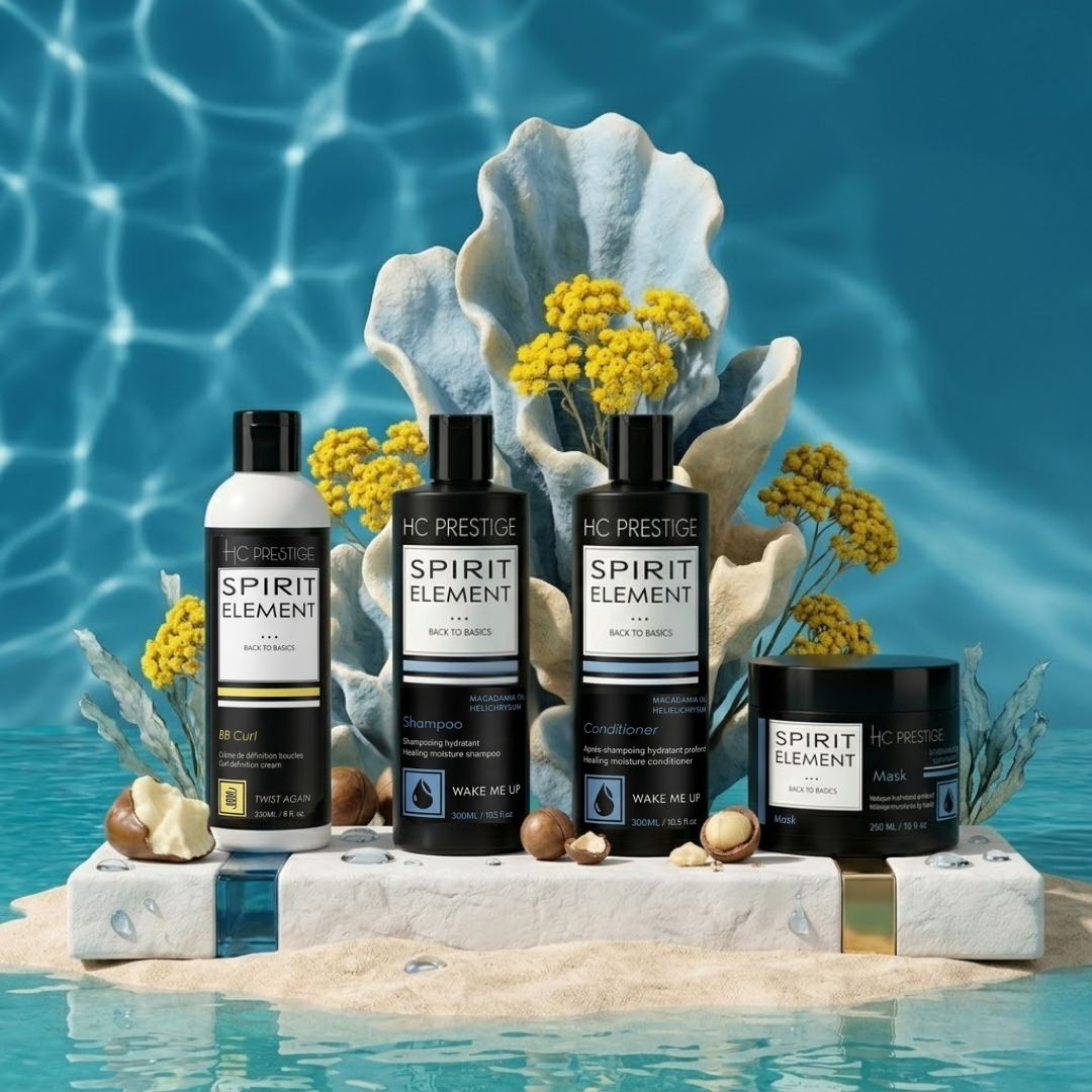 Gelée pour les Boucles à la Poudre de Diamant & Extrait Marin