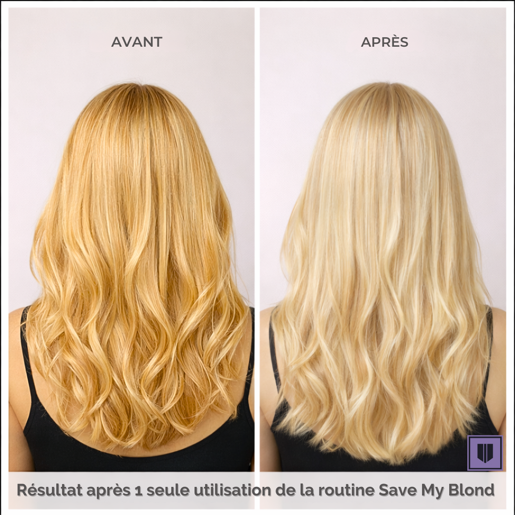 Shampoing Correcteur Blond - Pigments violets & Graine de coton