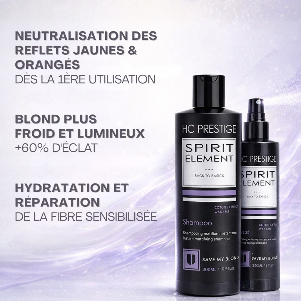 Shampoing Correcteur Blond - Pigments violets & Graine de coton