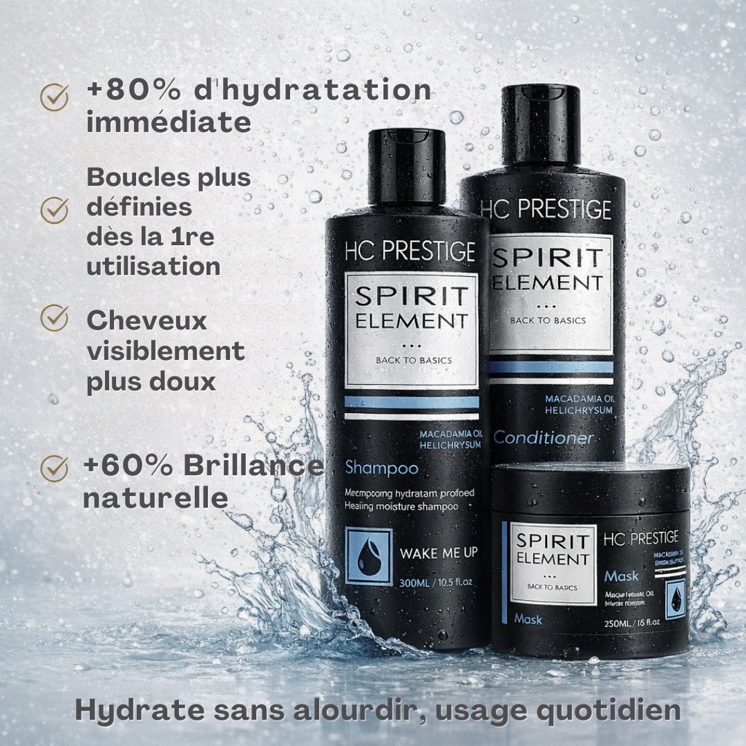 Après-Shampoing Hydratant & Éclat – Huile de Macadamia & Immortelle