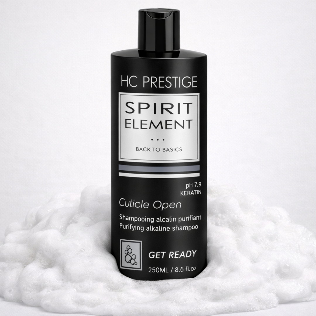 Shampoing Préparateur  CUTICULE OPEN – pH 7,9 & Protéines de kératine
